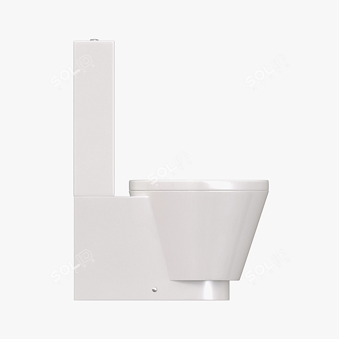 Title: Carabeo Ceramica WC: Sleek Modern Design 3D model image 2