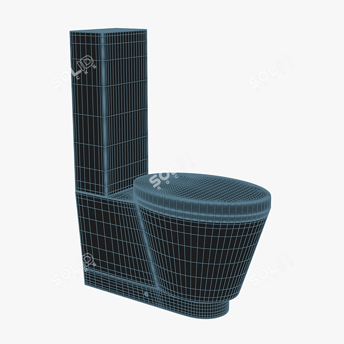 Title: Carabeo Ceramica WC: Sleek Modern Design 3D model image 3