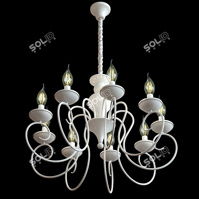 Elegant Crystal Lux Sempre 3D model image 2