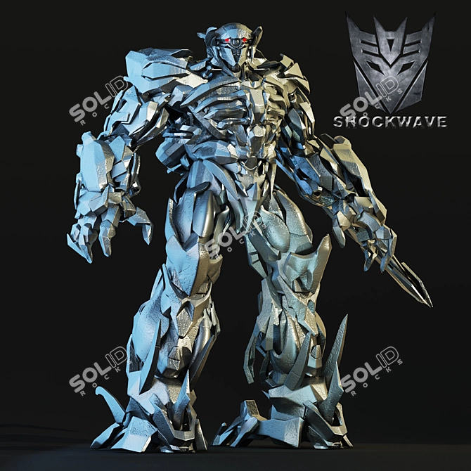 Transforming Decepticon SHOCKWAVE Model 3D model image 1