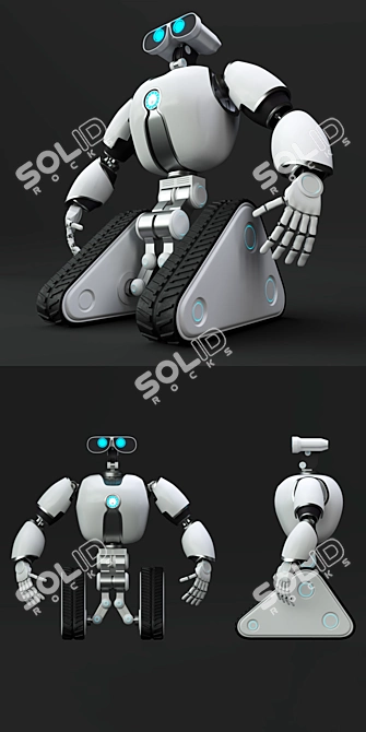 NextGen Wall E Robot 3D model image 2