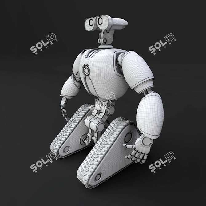 NextGen Wall E Robot 3D model image 3