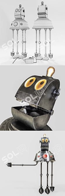 Rustle Planet Robot Kit 3D model image 3
