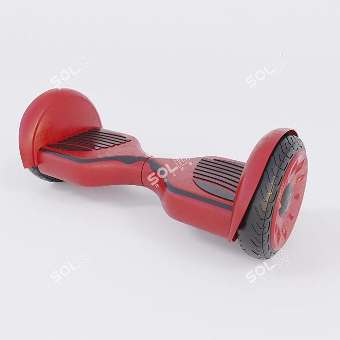 Georosculator: The Ultimate Gyroscopic Scooter 3D model image 1