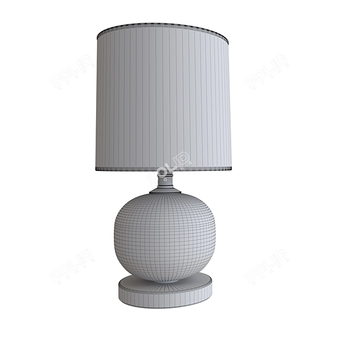 Glamorous Glass Mini Abacus Lamp 3D model image 2