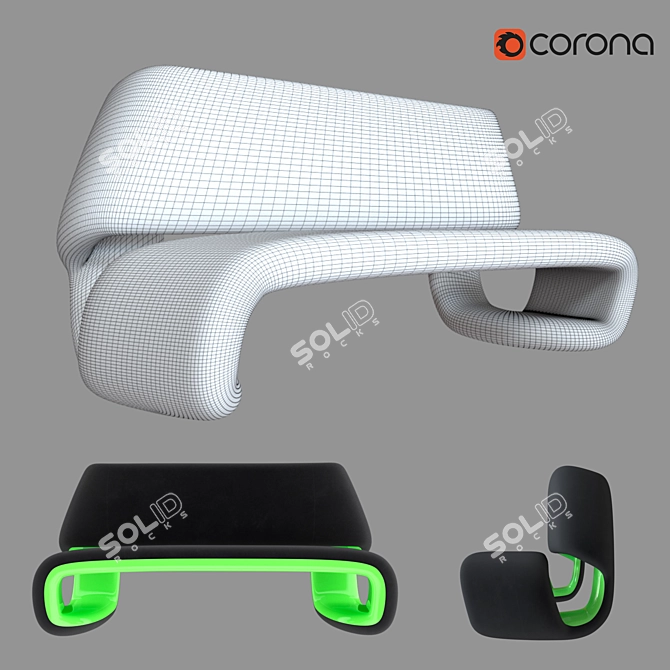 Comfort Max Sofa 3D model image 2