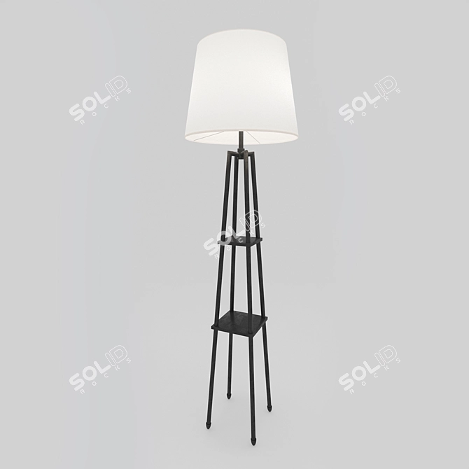 Catalina 58" Etagere Lamp 3D model image 1