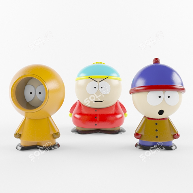 South Park Collectible Figures 3D model image 1
