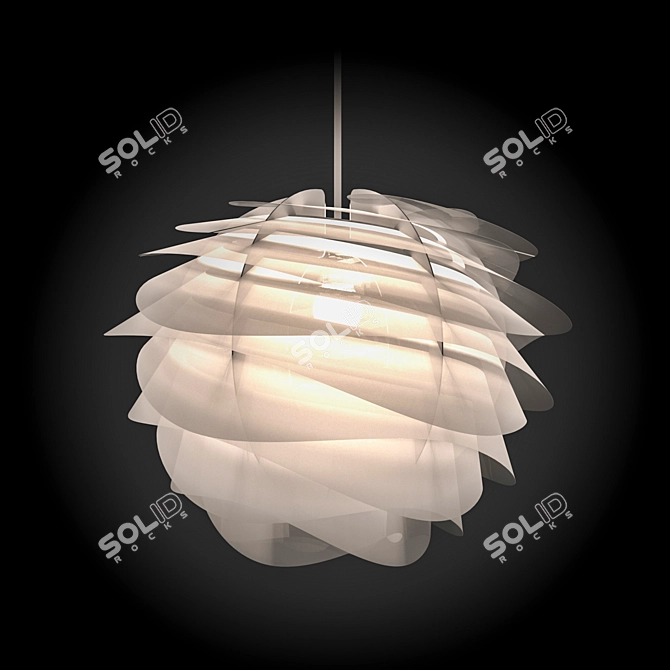 Scandi Chic Carmina Pendant 3D model image 1