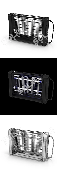 EcoZap Electric Bug Zapper 3D model image 2