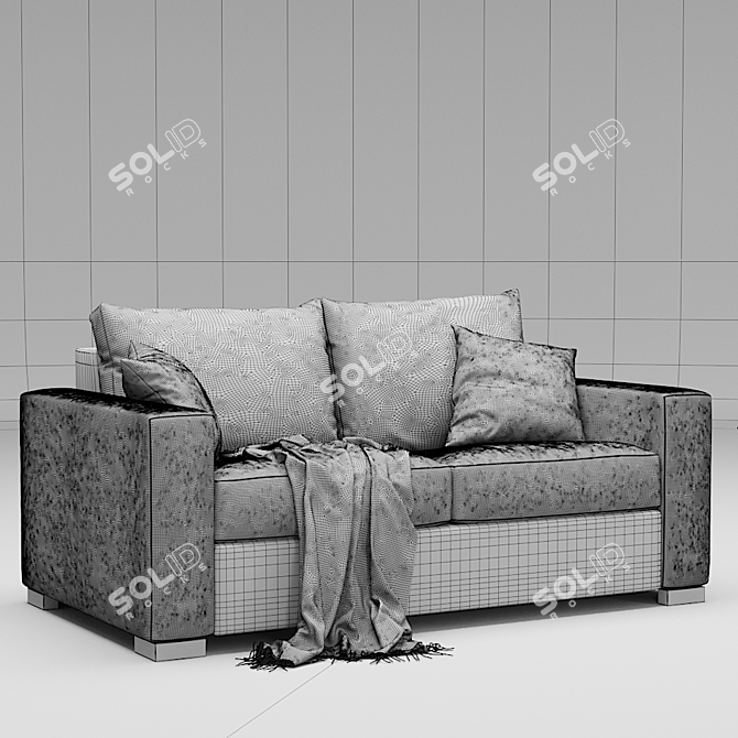 Cosmorelax Lukas: Stylish Comfort for Your Home 3D model image 2