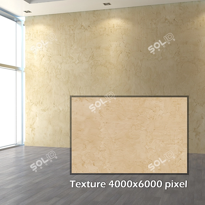 Seamless Plaster Art 4K 3D model image 2