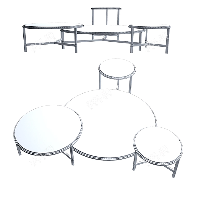 Luxury Gianfranco Ferre Home Set 3D model image 3