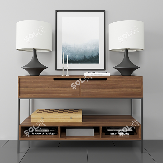 Pagan Console: Elegant Decor for Your Home 3D model image 1