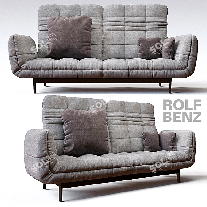 Sleek and Stylish ROLF BENZ AGIO 3D model image 1