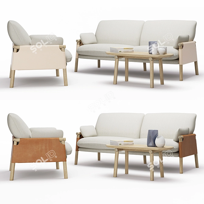 EJ Savannah Furniture Set 3D model image 1