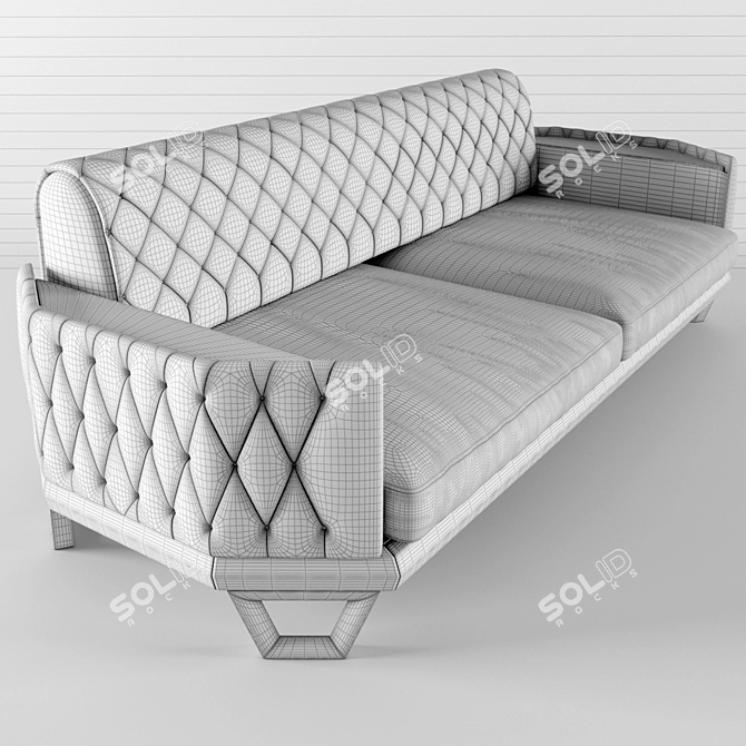 Cucci Sofa: Modern Comfort from Turkey 3D model image 2
