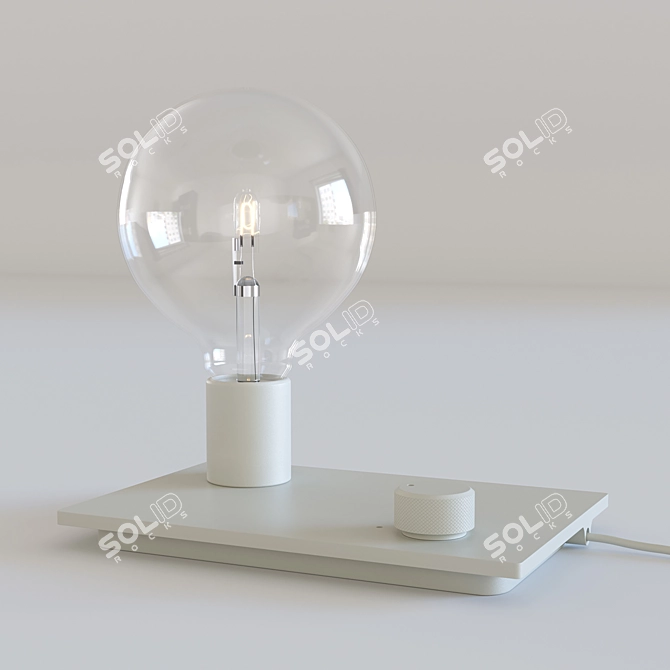 Muuto Control Lamp: Modern, Minimalist Design 3D model image 1