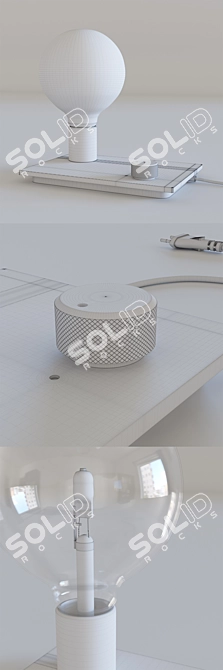 Muuto Control Lamp: Modern, Minimalist Design 3D model image 3