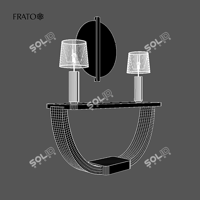 Modern Bologna Console: Sleek Design 3D model image 3