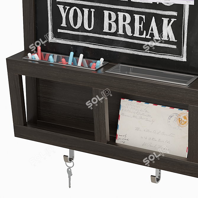 Magnetic Noticeboard: IKEA LUNS 3D model image 2