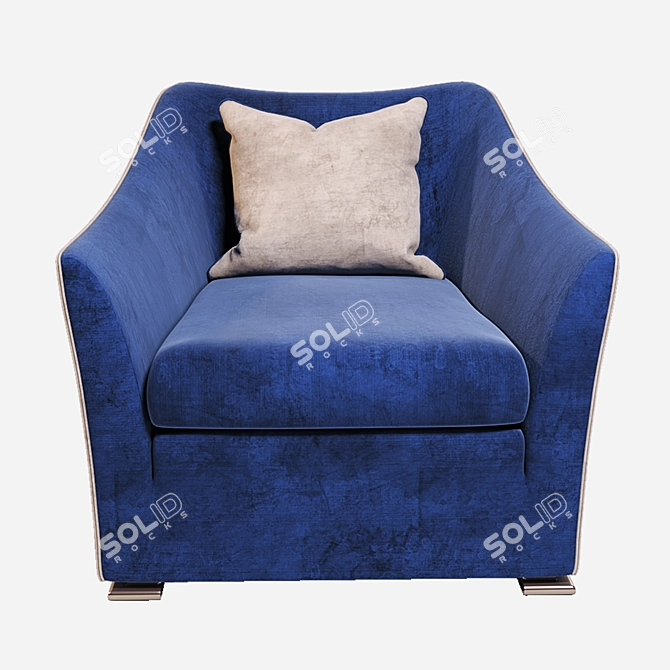 Modern Pier Armchair - Stylish Milano Home Concept 3D model image 3