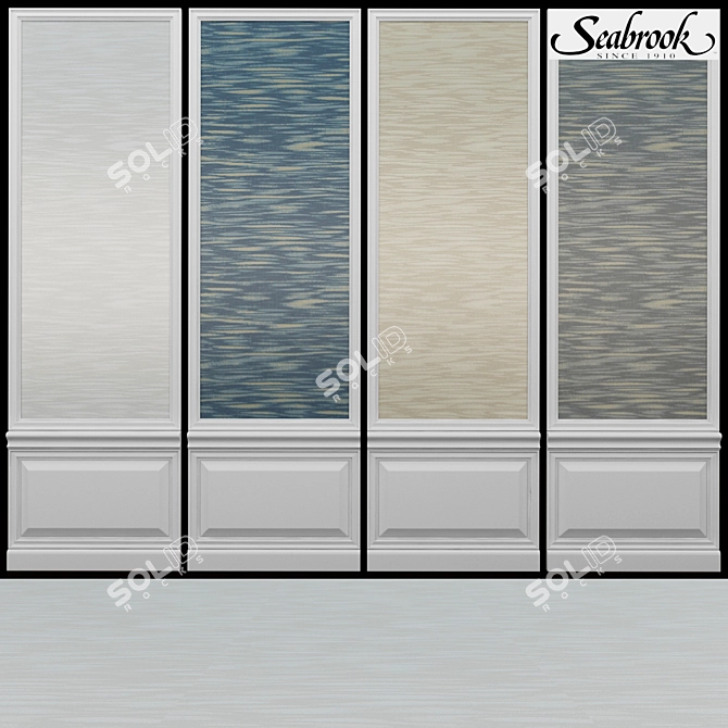 Seabrook Jupiter-1 Acrylic Coated Nonwoven Wallpaper 3D model image 1