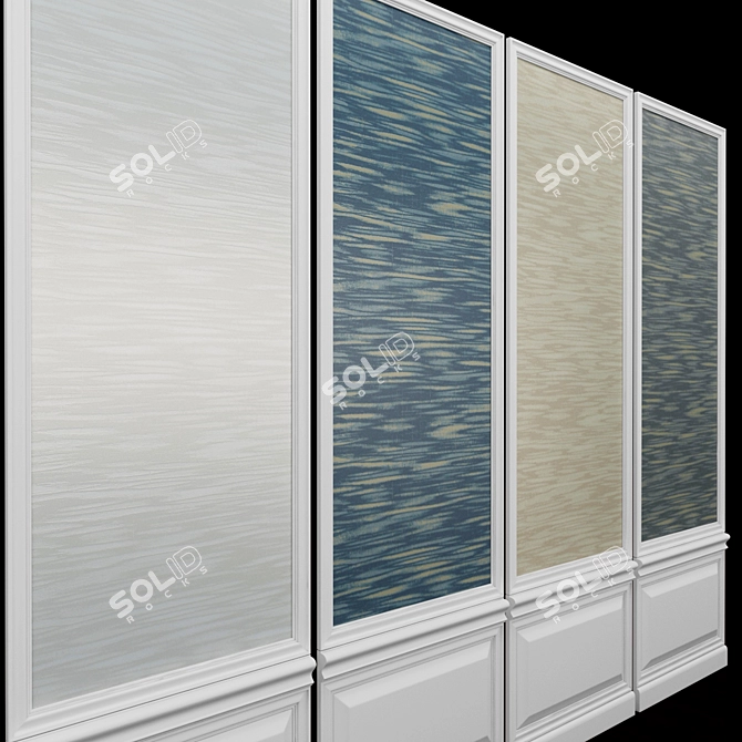 Seabrook Jupiter-1 Acrylic Coated Nonwoven Wallpaper 3D model image 2