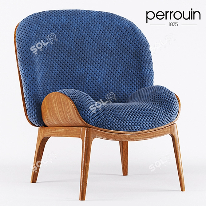 Cozy Hug Armchair Perrouin 3D model image 1