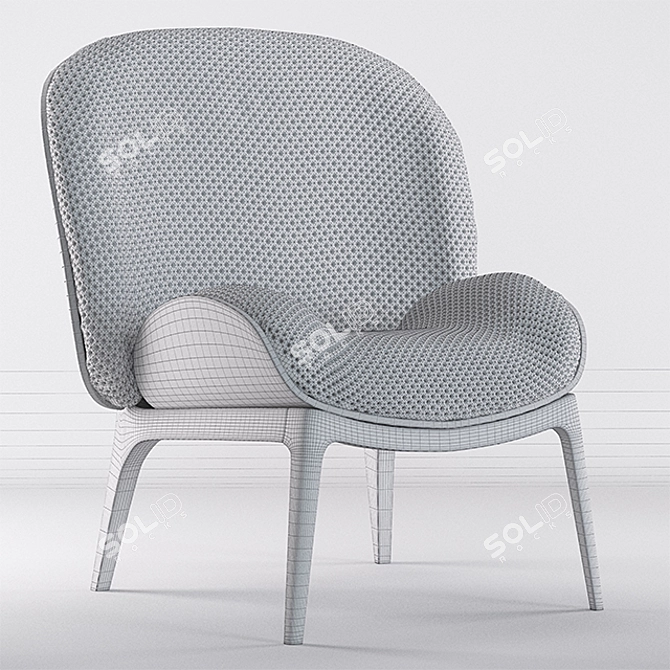 Cozy Hug Armchair Perrouin 3D model image 3
