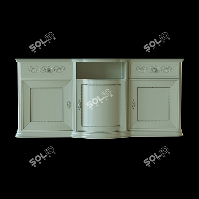 Modern TV Console TUMBA TV by Camelgroup 3D model image 1