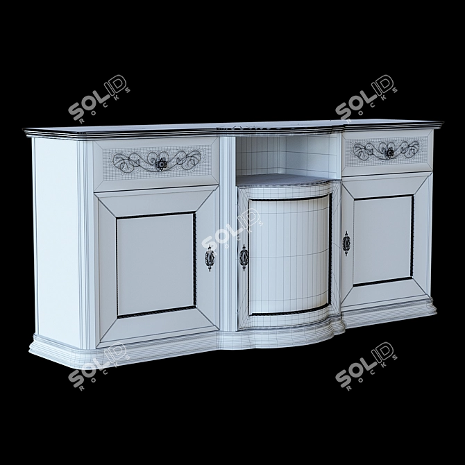 Modern TV Console TUMBA TV by Camelgroup 3D model image 3