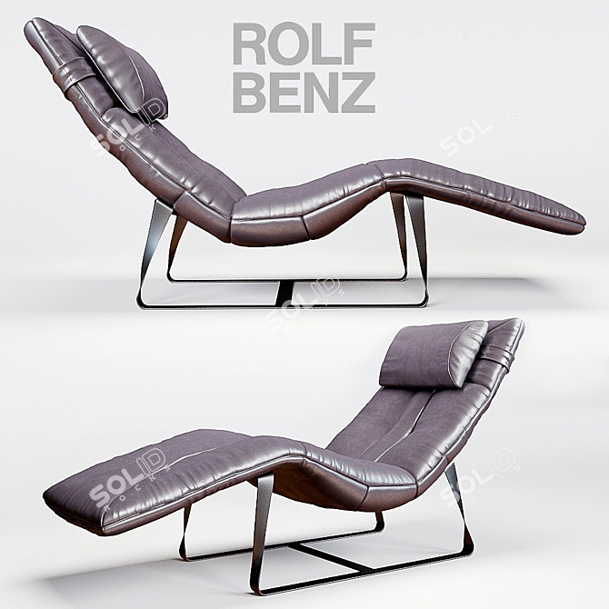 ROLF BENZ LC 360 Chaise: Polys - 110,231 Verts - 110,278 3D model image 1