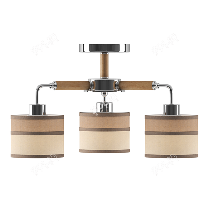 Title: Freya Helen Ceiling Light 3D model image 1