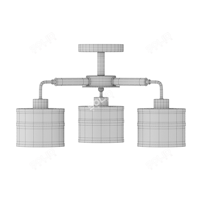 Title: Freya Helen Ceiling Light 3D model image 3