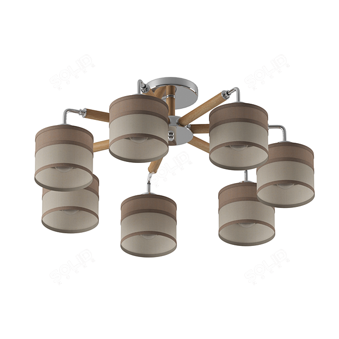 Freya Helen PL-07 Ceiling Light 3D model image 2