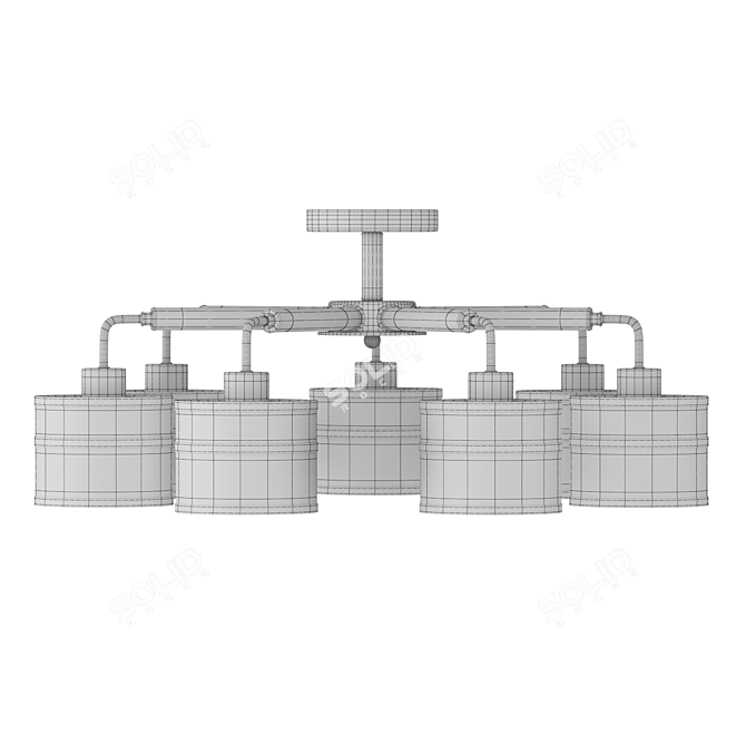 Freya Helen PL-07 Ceiling Light 3D model image 3