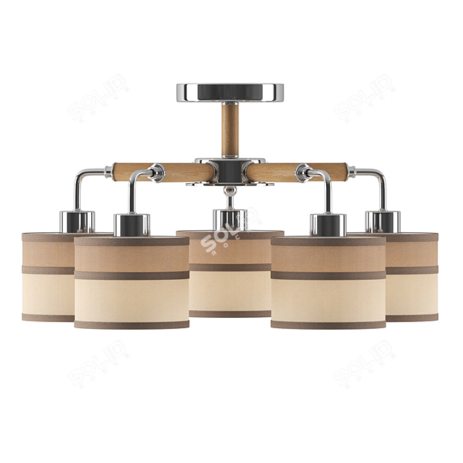Freya Helen Ceiling Light 3D model image 1