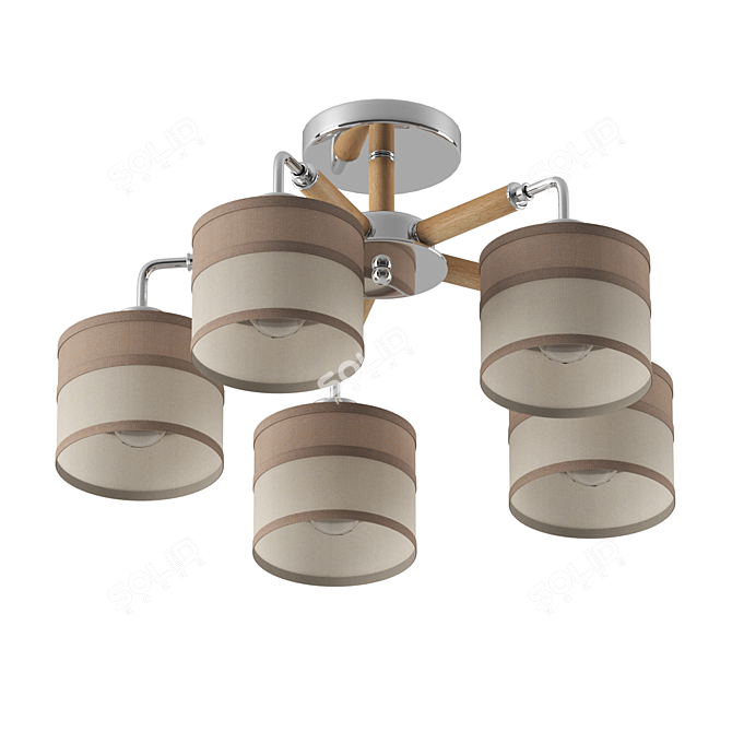 Freya Helen Ceiling Light 3D model image 2