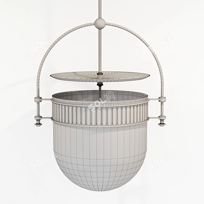 Elegant Urban Electric Dover Bell 3D model image 3