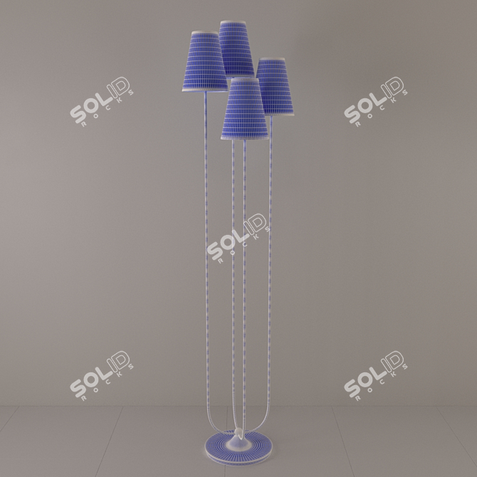 MONTREUIL FLOOR LAMP: Elegant Illumination by Aerin 3D model image 2