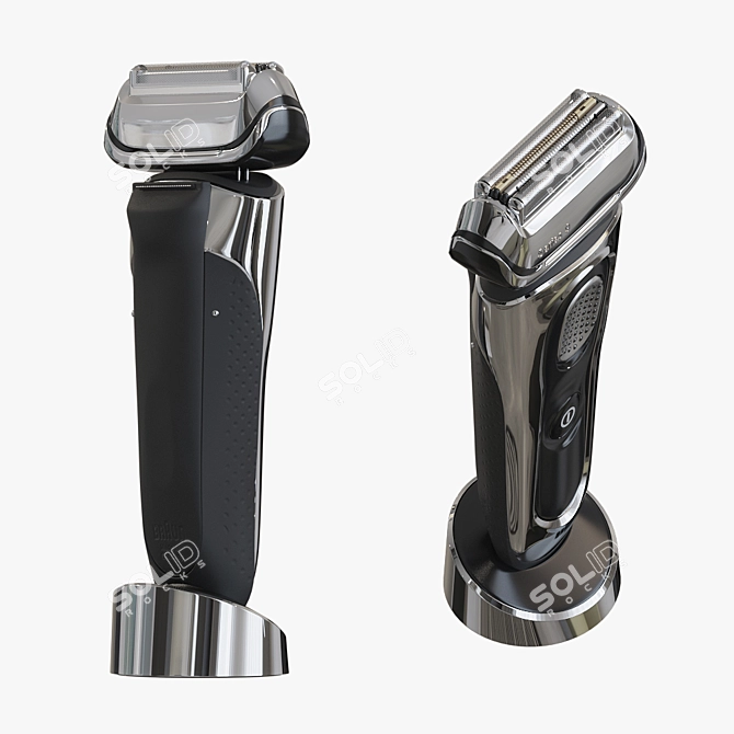 Braun Series 9 9260s Electric Shaver 3D model image 2