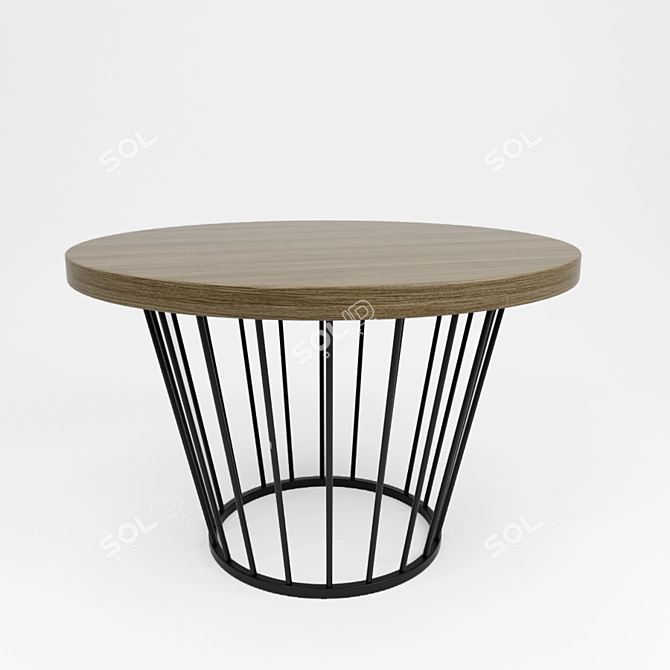 Elegant Ellen Dining Set 3D model image 3