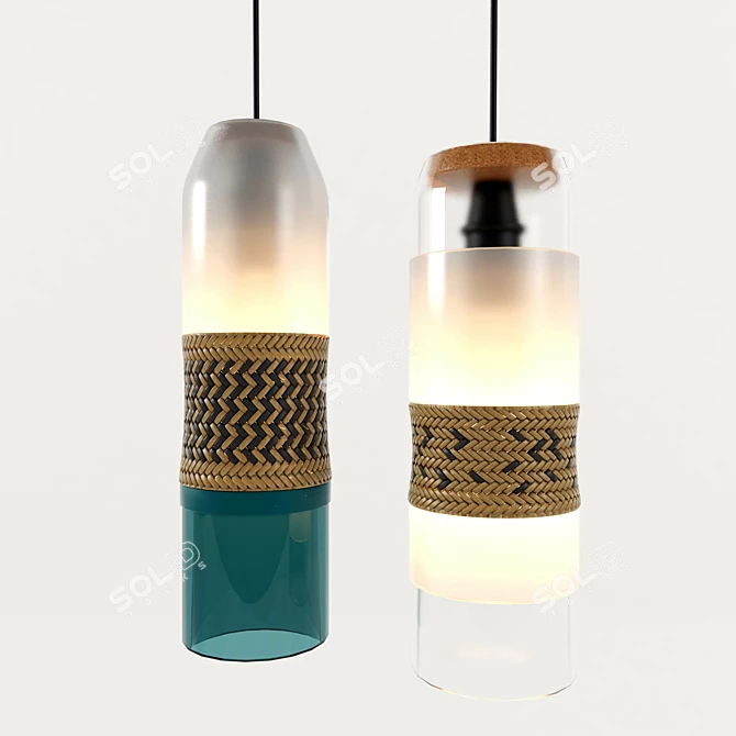 Zanzibar Glass Crafts: Bottle Up 3D model image 2