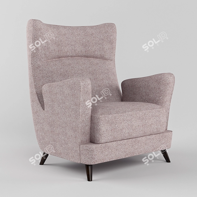 Tren Armchair, Manuel Barbero's Icon 3D model image 1