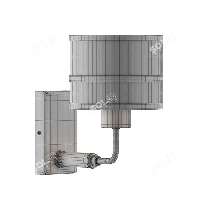 Freya Helen Chrome Wall Sconce 3D model image 3