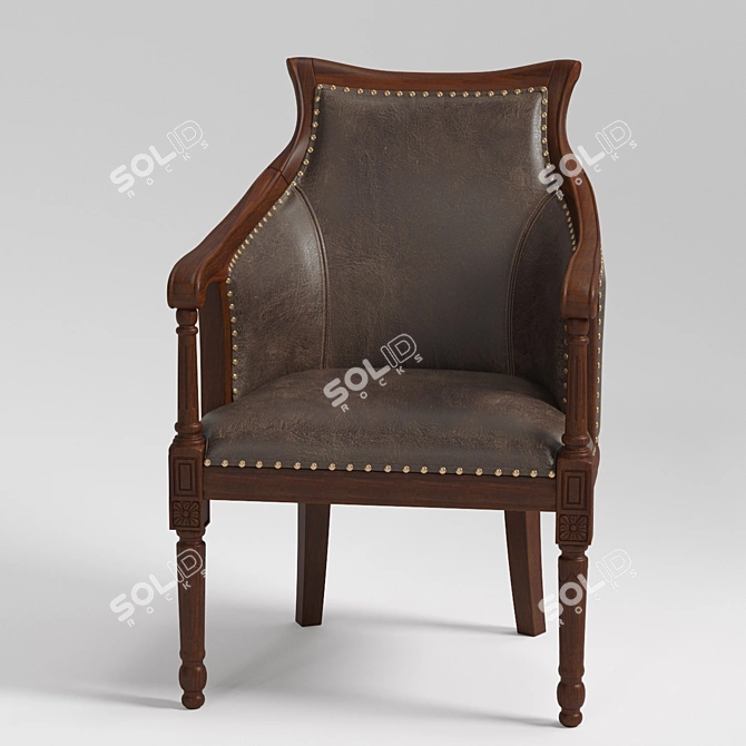 Title: Valena Classic Office Chair 3D model image 2