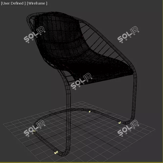 Minotti Cortina Modern Chair: Sleek Design & Superior Comfort 3D model image 3
