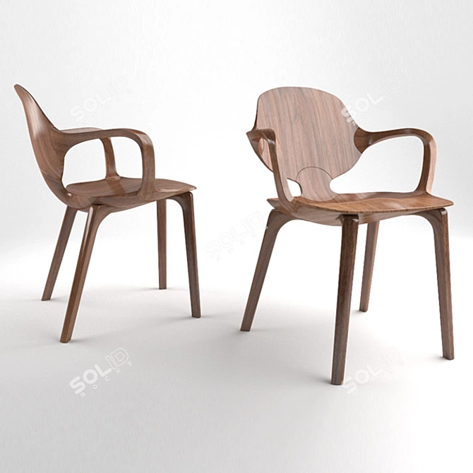 Title: Clad Chair by Jader Almeida 3D model image 1