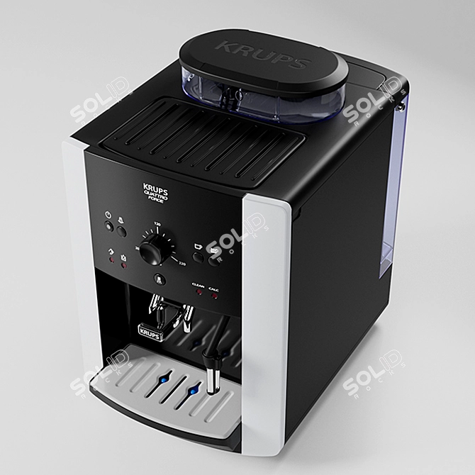 KRUPS Happy Quattro Force LCD Espresso Machine 3D model image 2